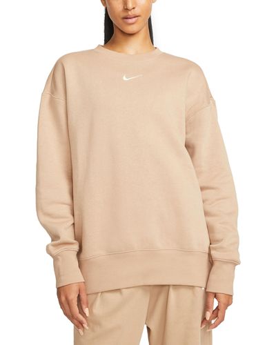 Nike Sportswear Phoenix Fleece Sweater - Natur