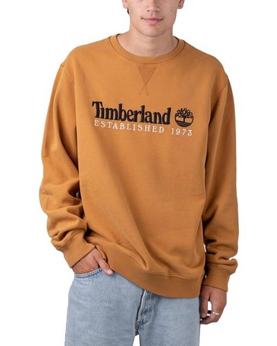 Timberland Timberand Est.1973 Crew Sweater - Orange