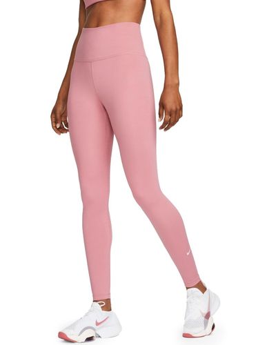 Nike Dri-FIT One High Rise Tight - Pink