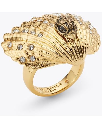 Kurt Geiger Kurt Geiger Jewellery Gold Ring Shore - Metallic