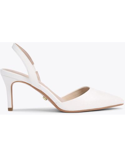 Carvela Kurt Geiger Heels Synthetic Classique Slign - White