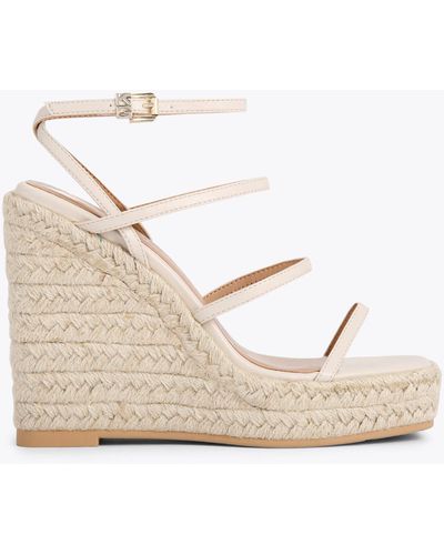 KG by Kurt Geiger Women's Heels Bone Espadrille Palmer - White