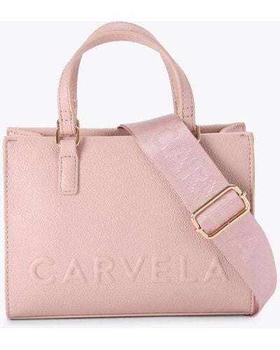 Carvela Kurt Geiger Tote Bag Blush Frame - Pink