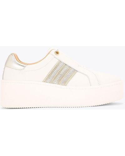 Carvela Kurt Geiger Sneakers Leather Connected Tape - Natural