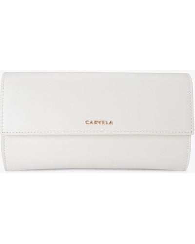 Carvela Kurt Geiger Clutch Bag Synthetic Ascot - White