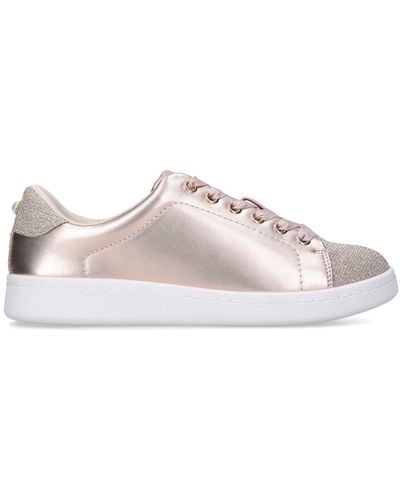 Miss Kg Lace Up Trainers - Metallic