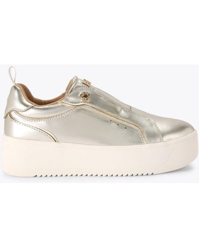 KG by Kurt Geiger Trainers Gold Synthetic Lucia - Natural
