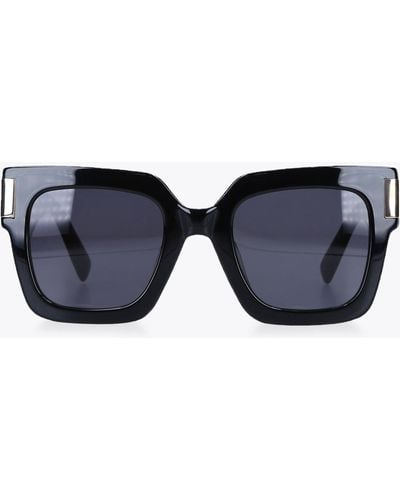Carvela Kurt Geiger Sunglasses Acetate Gold C - Black