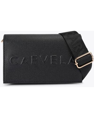 Carvela Kurt Geiger Wallet On Strap Frame - Black