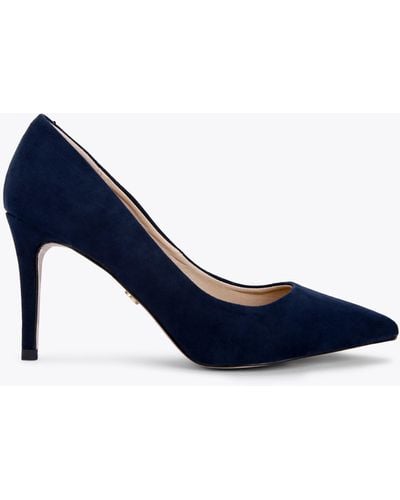 KG by Kurt Geiger Heels Navy Suedette Alia2 - Blue