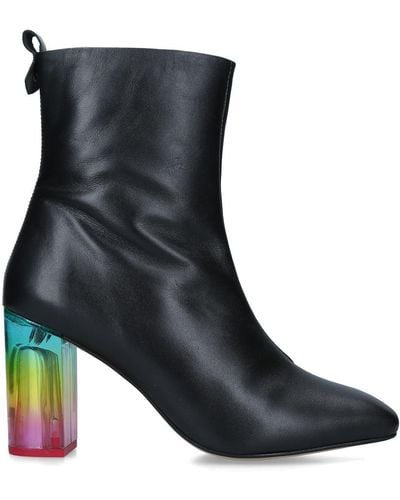 Kurt Geiger Rainbow Heel Ankle Boots - Black