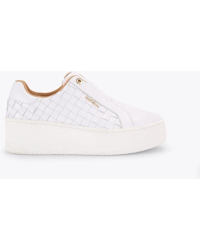 Carvela Kurt Geiger Trainers Leather Connected - White
