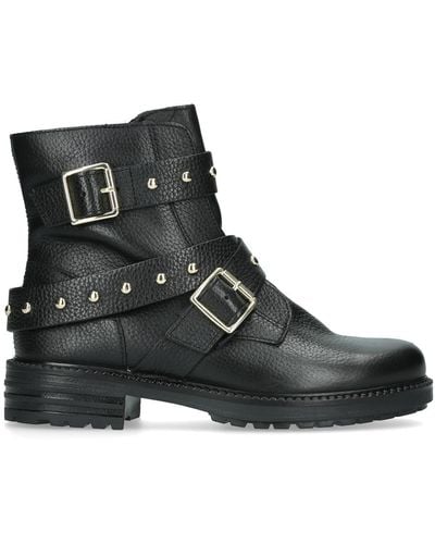 Kurt Geiger Womens Black Stinger Studded Leather Boots 2