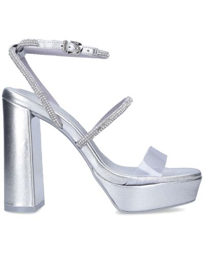 Carvela Kurt Geiger Women's Heels Silver Standing Bling - Metallic