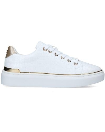 Miss Kg Croc Low Top Trainers - White