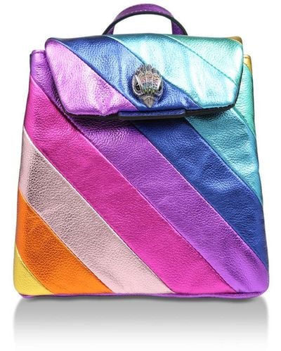 Kurt Geiger Small Soho Rainbow Leather Backpack - Multicolour