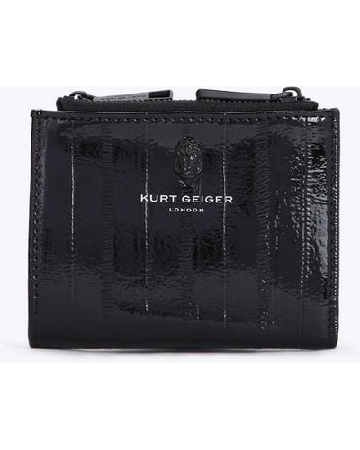 Kurt Geiger Unisex Wallet Texture Mini Purse - Black
