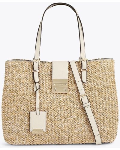 Carvela Kurt Geiger Tote Bag Bone Synthetic Midi Mandy 2 - Natural