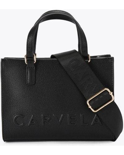 Carvela Kurt Geiger Tote Bag Synthetic Frame Mini - Black