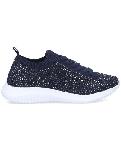 Miss Kg Navy Embellished Sneakers - Blue