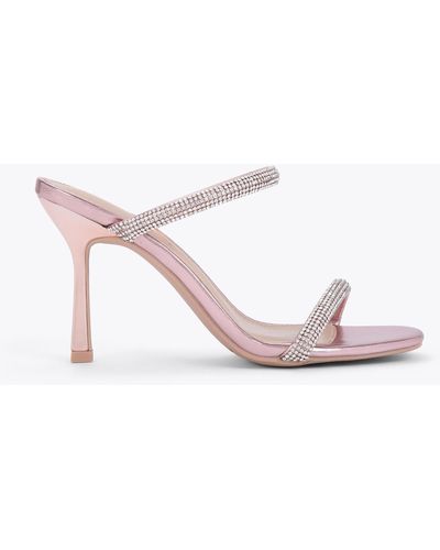 KG by Kurt Geiger Women's Sandals Pink Combination Frances - Metallic