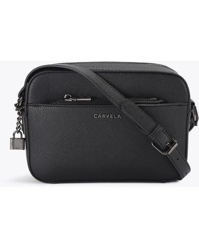 Carvela Kurt Geiger Cross Body Bag Synthetic Latte - Black