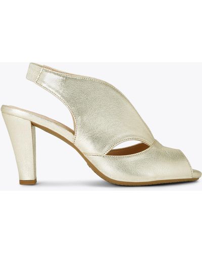 Carvela Kurt Geiger Carvela Sandals Gold Combination Leather Arabella - White