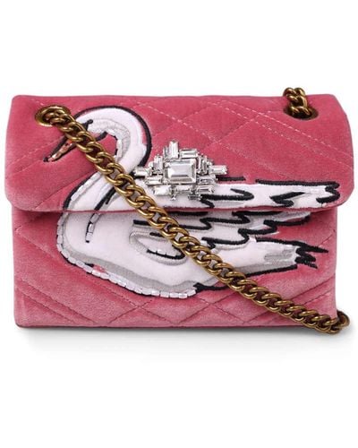 Kurt Geiger Swan Embellished Mini Shoulder Bag - Pink