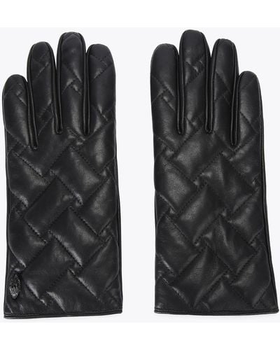 Kurt Geiger Gloves Quilted Kensington - Black