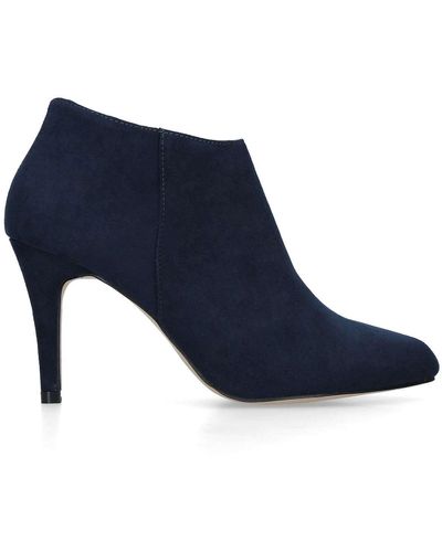 Carvela Kurt Geiger Serene Stiletto Heel Ankle Boots - Blue