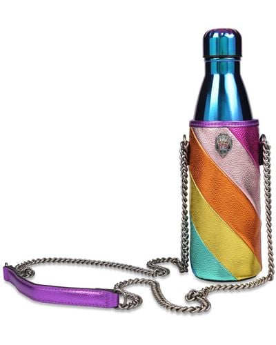 Kurt Geiger Kensington Quench Rainbow Water Bottle And Holder - Multicolour