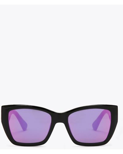 Kurt Geiger Kurt Geiger Sunglasses Black Synthetic Kensington - Purple