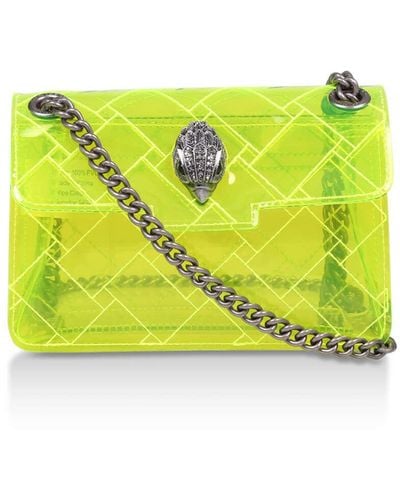 Kurt Geiger Transparent Mini Kensington Handbags - Yellow