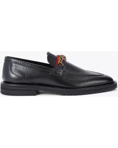 Kurt Geiger Shoes Leather Bates Loafer - Black