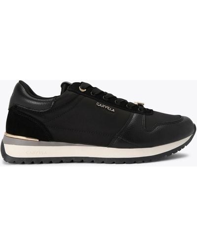 Carvela Kurt Geiger Trainers Suede Synthetic Track Star - Black