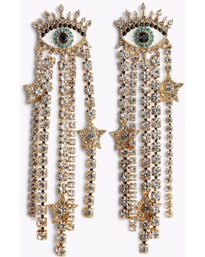 Kurt Geiger Kurt Geiger Earrings Jewellery Brass Cosmic - White