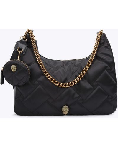 Kurt Geiger Women's Hobo Bag Quilted Recycled Large - Black