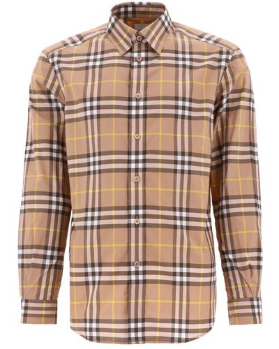 Men's Burberry Casual shirts and button-up shirts from $137 | Lyst