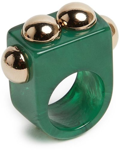 La DoubleJ Nefertiti Ring - Green