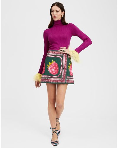 La DoubleJ Foulard Mini Skirt - Pink