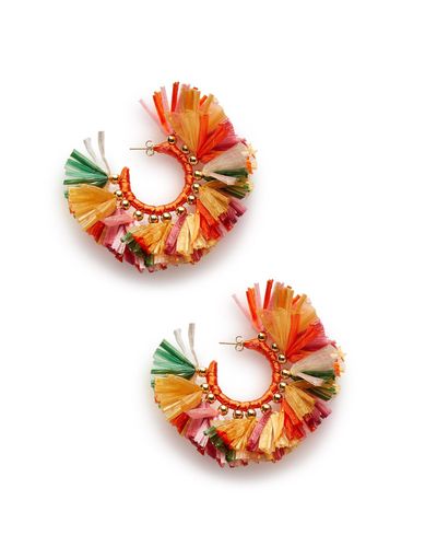 La DoubleJ Hoop Earrings - Multicolor