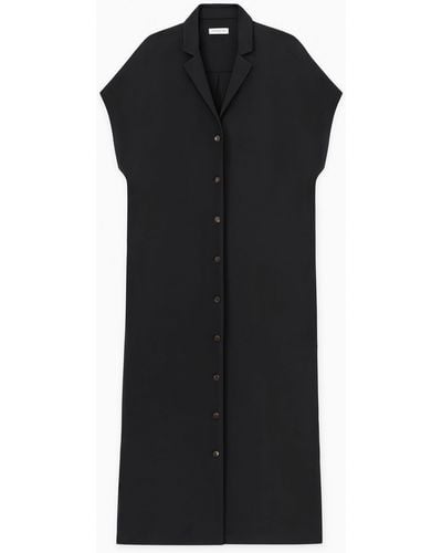 Lafayette 148 New York Plus-size Matte Jersey Short Sleeve Tunic Dress - Black