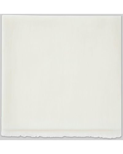 Lafayette 148 New York Sequin Wool Shawl - White