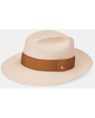 Lafayette 148 New York Straw Panama Hat - White