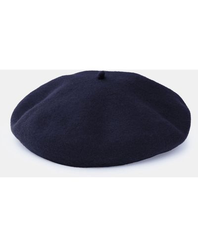 Lafayette 148 New York Felted Wool Icon Beret - Blue