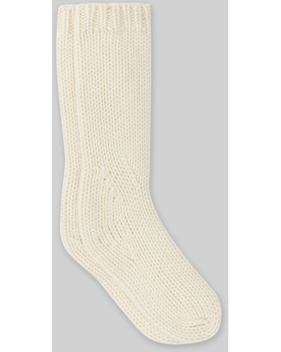 Lafayette 148 New York Cashmere Socks - White