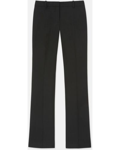 Lafayette 148 New York Responsible Wool Double Face Waldorf Flared Pant - Black