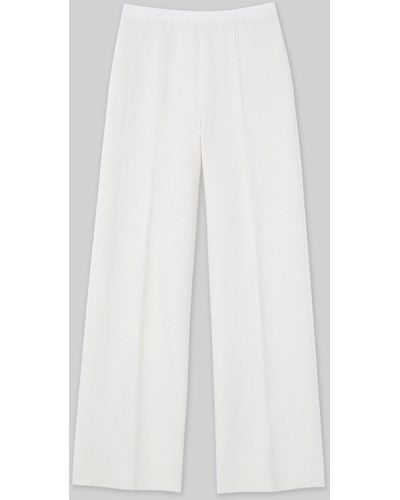 Lafayette 148 New York Plus-size Cashmere Double Knit Pant - White