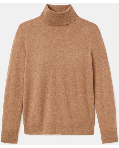 Lafayette 148 New York Plus-size Cashmere Turtleneck Sweater - Brown