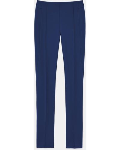 Lafayette 148 New York Acclaimed Stretch Gramercy Pant - Blue